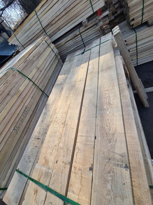 Ясень. Сухая, обрезная доска.