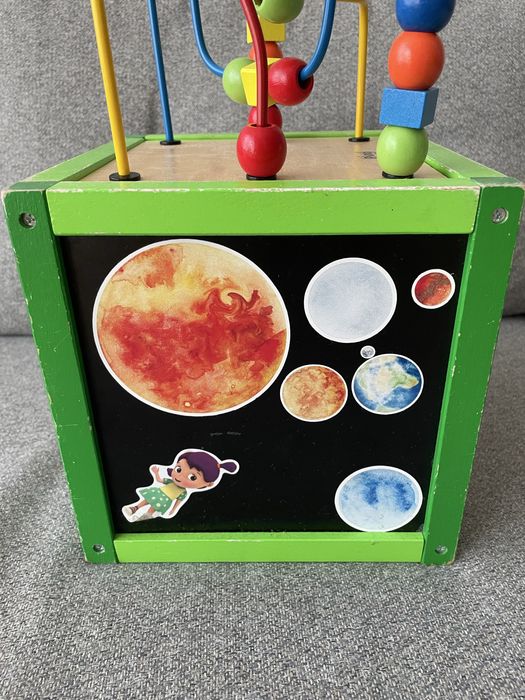 Детски дървен логически куб Pino