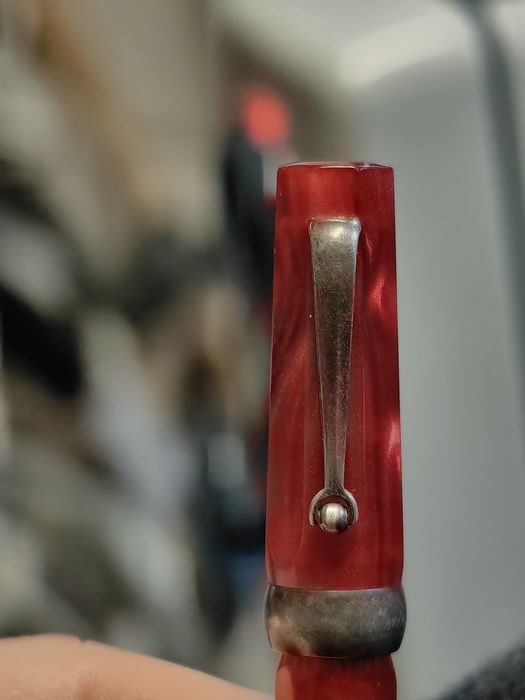 Химикалка Montegrappa Red 925 сребро