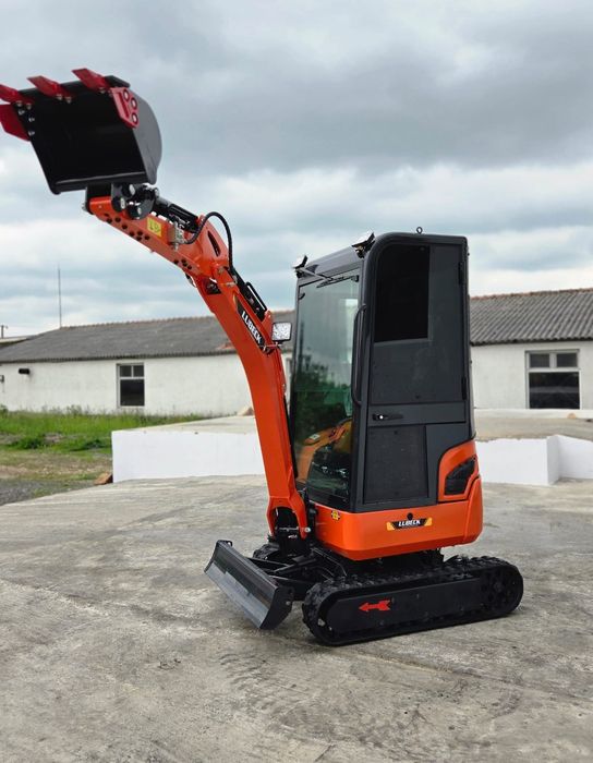 Miniexcavator Lubeck W 169 L motor 3 cilindri~NOU~Plata în rate/Leasing, Garantie 2 ani