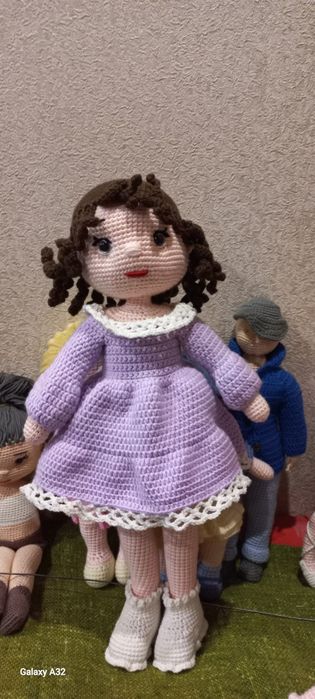 Кукла, вязанная ручная работа