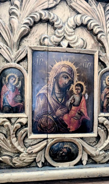 Icoană veche (tematică rusească sau lipovenească unică)