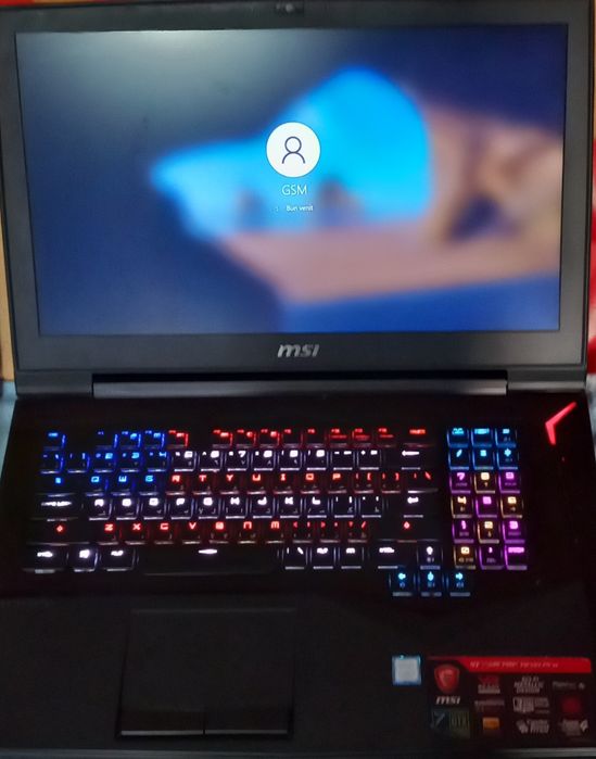 Laptop gaming  MSI  Titan pro