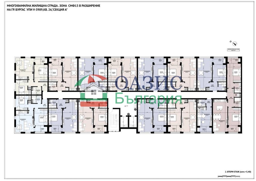 Апартамент с 1 спалня в нов комплекс "Смокините 5", Бургас, 64.08 кв.м,