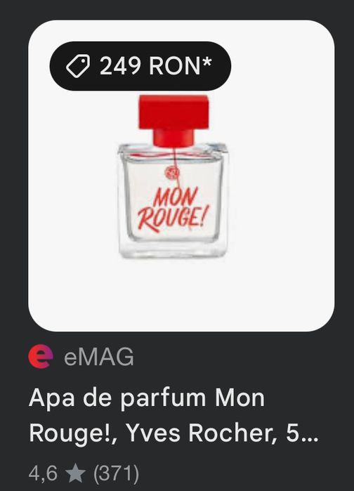 Parfum Yves Rocher (descriere)