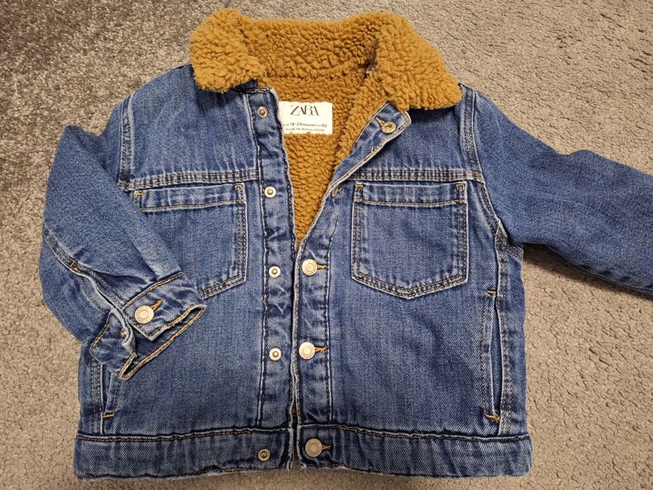 Зимно дънково яке ZARA