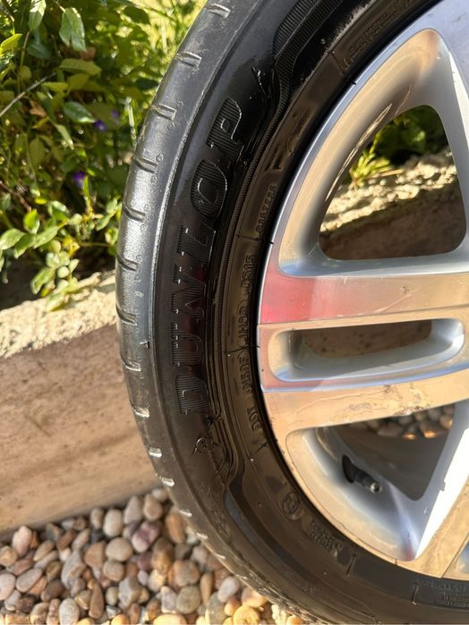 Set 4 Jante Aliaj VW 16" + 2 Anvelope Dunlop + 2 Anvelope Radburg 205/55R16