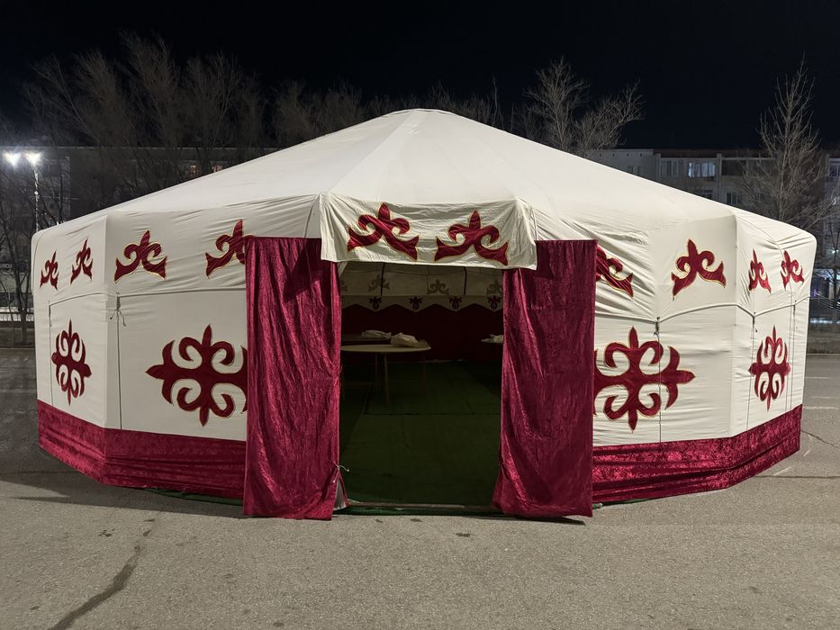 Юрта с обогребом !