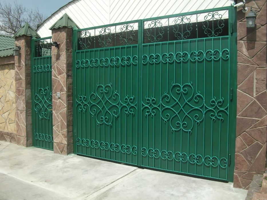 Покраска ворот профессионально