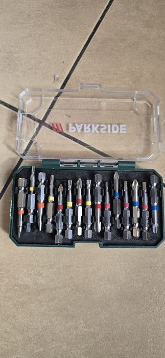 Комплект свредла и накрайници Parkside