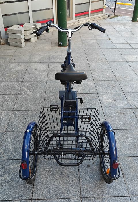 Tricicleta Electrica Z-Tech ZT-81, cu 3 Roti si Pedale, Motor 250W, Ac