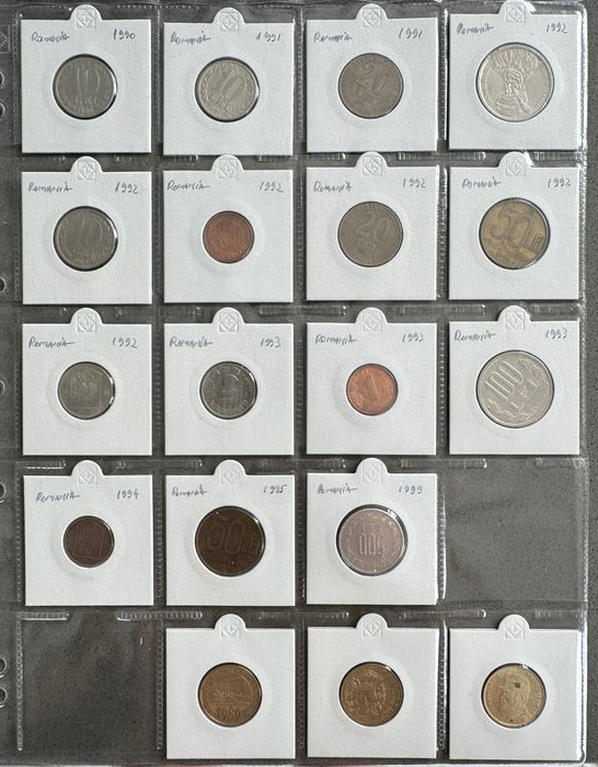 Lot monede vechi România 1900-1999