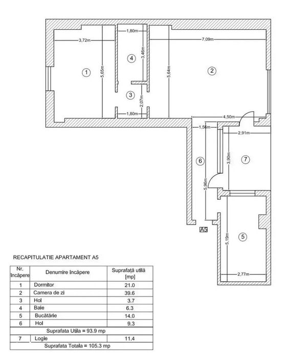 Apartament 2 Camere De Vanzare Lux | 105 mp Utili | Pipera - Voluntari