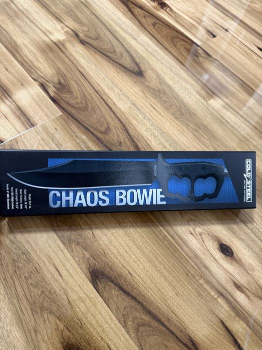 Нож Cold Steel Chaos Bowie със Secure-Ex sheath