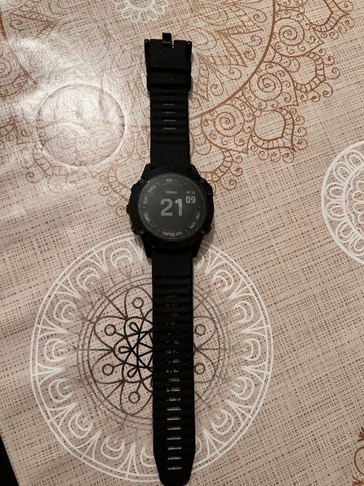 Garmin Fenix 6 Sapphire черные с DLC покрытием