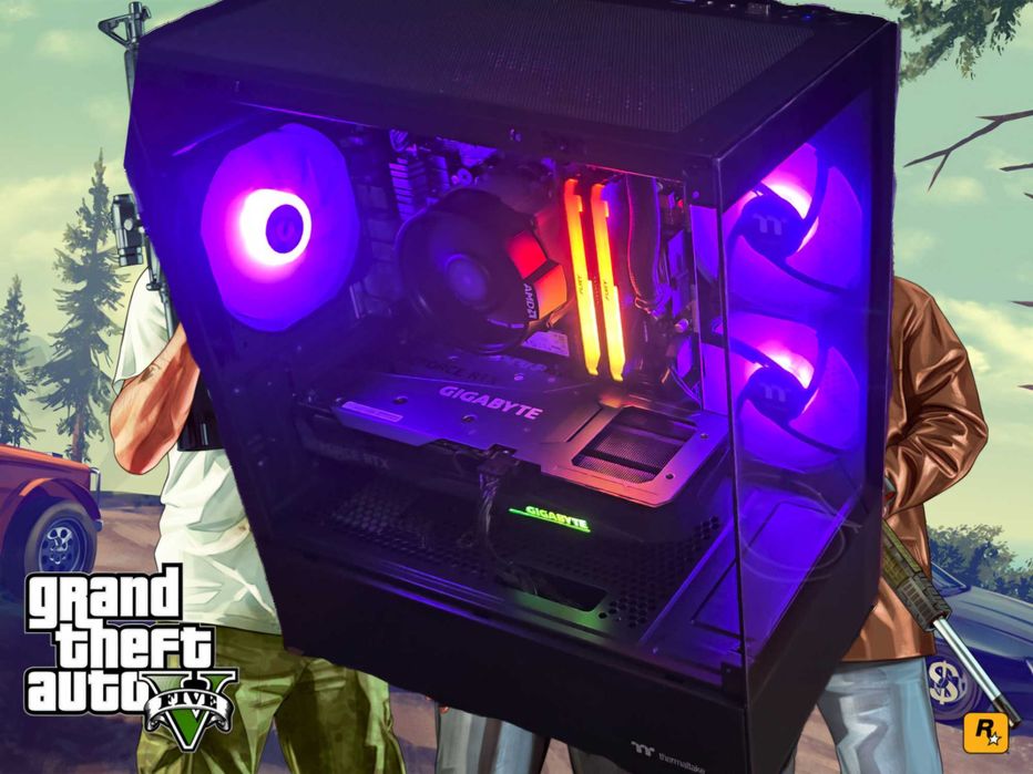 Геймърско PC Ryzen 5 3600, RTX 3060 ti, 32GB RAM, 1TB NVME, 1000W PSU