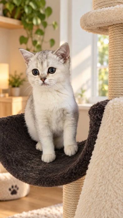 Bacardi – motănel Scottish Straight Silver Shaded cu pedigree. www.lynxrunecode.com