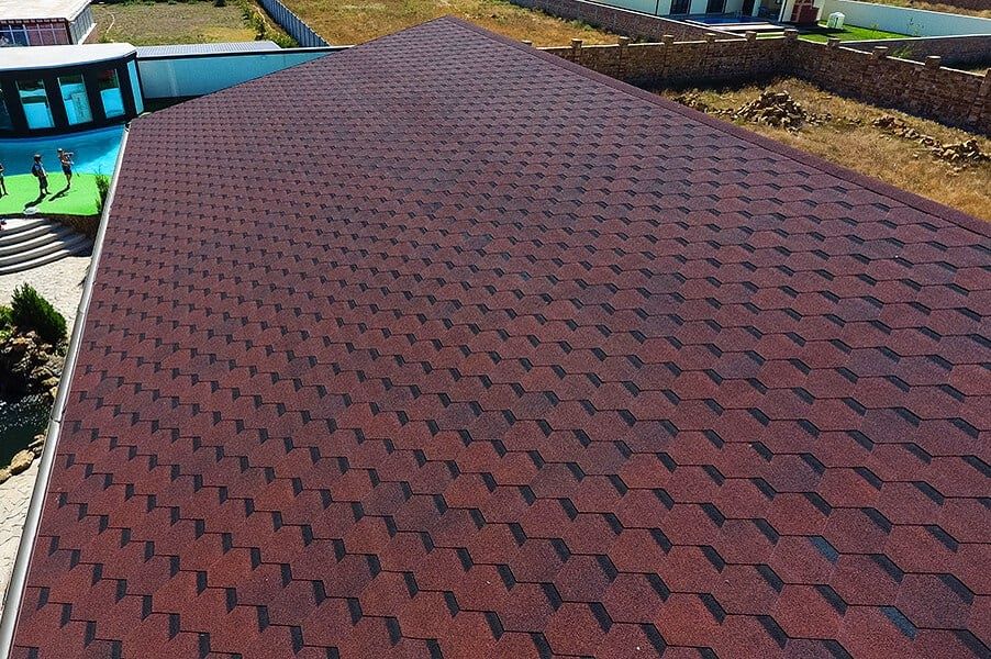 Битумли черепитса. DOCKE кизил. Тегола ва шинглос  аналоги