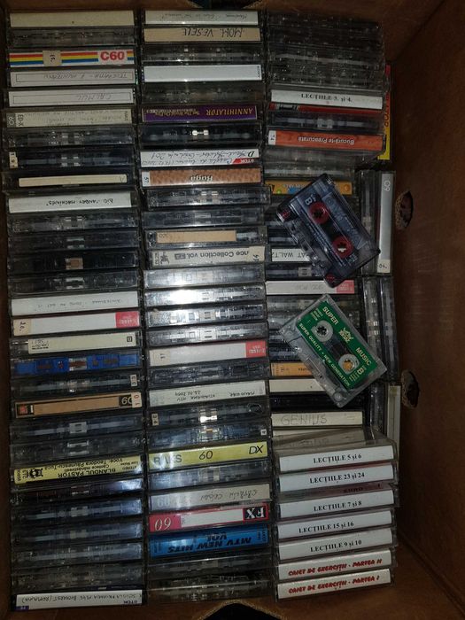 100 X Casete Audio Muzica Diferite Marci Durate Sony Basf Lot Colectie