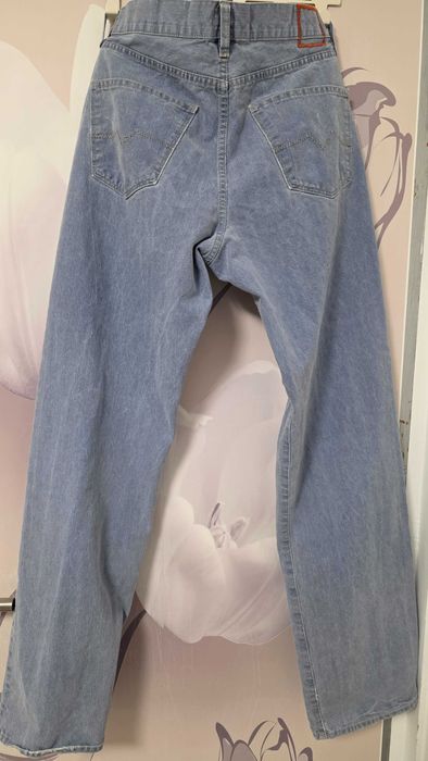 Blugi BOSS Hugo Boss Albastru Deschis, mărime W34 L34 (100% bumbac)