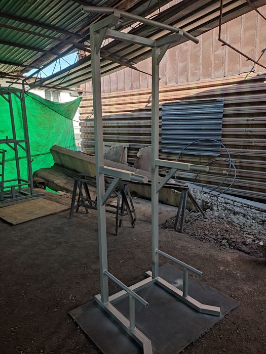 Турник, брусья напольные