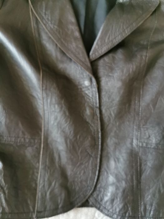 Естествена кожа сако