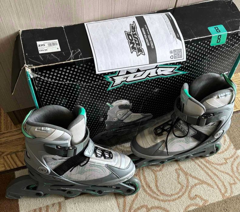 Ролеви кънки ролери No Fear ladies fitness skates