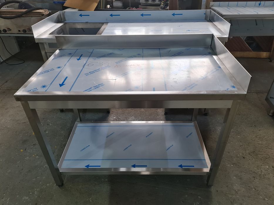 Masa inox cu polita / Mese inox / Masa inox profesionala horeca