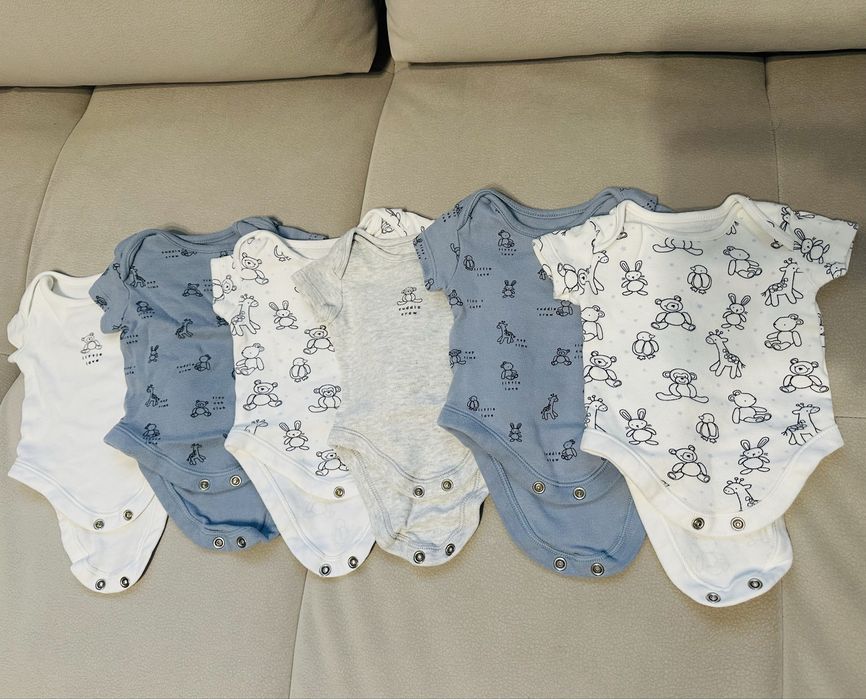 Комплект 6 броя бодита George