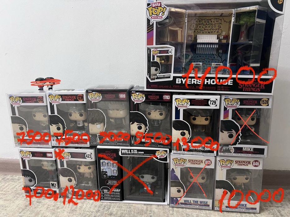 Очень странные дела фигурки Funko pop оригинал