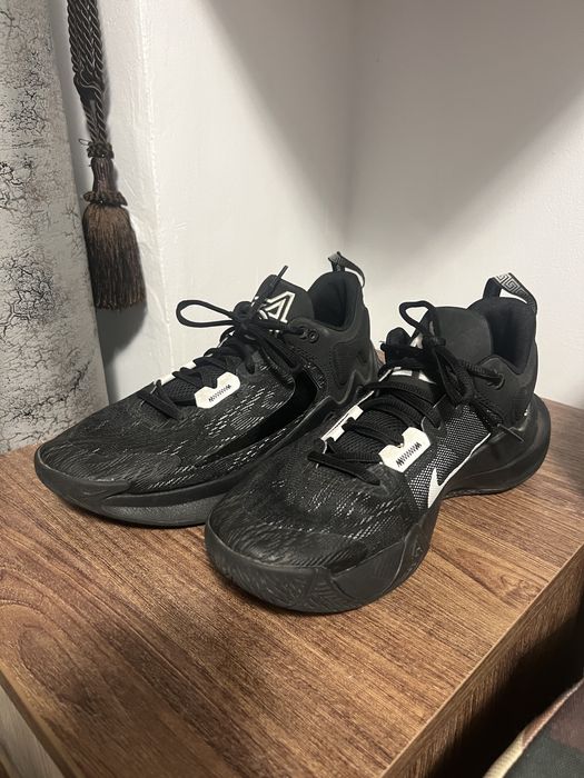 Giannis Immortality 2 Black Holographic Swoosh