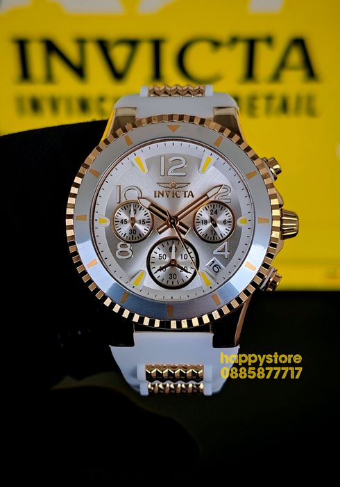 INVICTA BLU White 39 mm, Инвикта нов дамски часовник