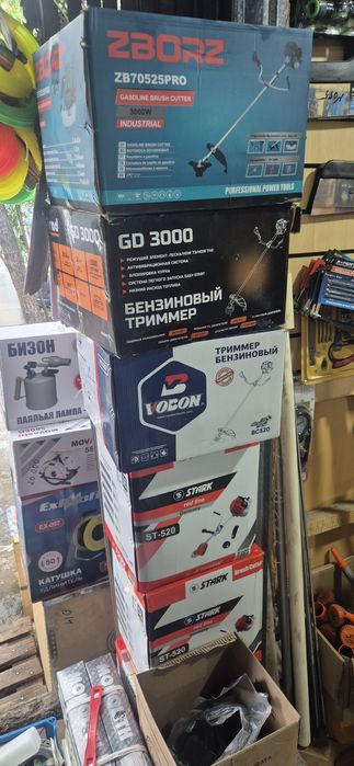 Бензо триммер старк