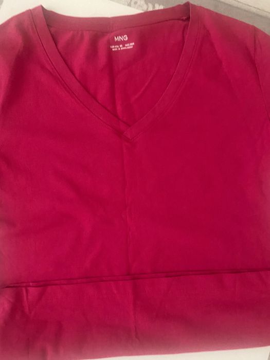 Футболка малина Mango