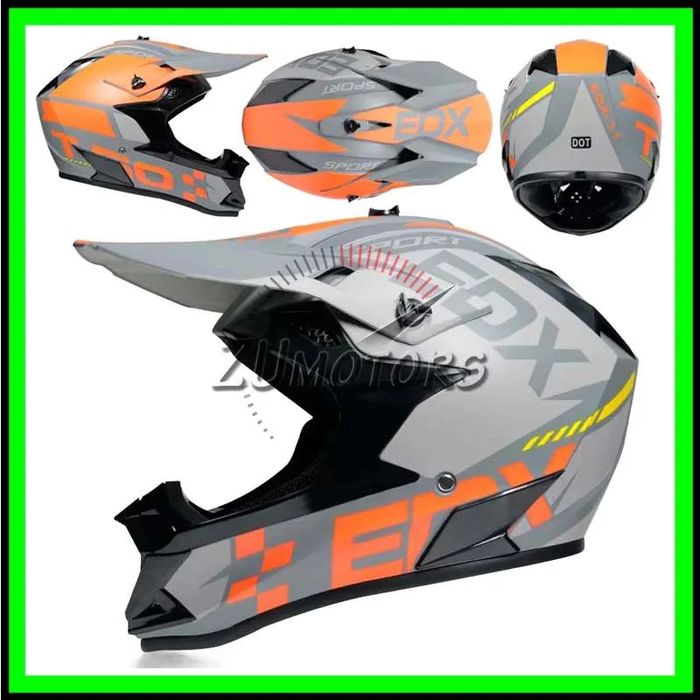 Casca Moto Atv Cross Enduro Downhill - EDX - S/ M / L