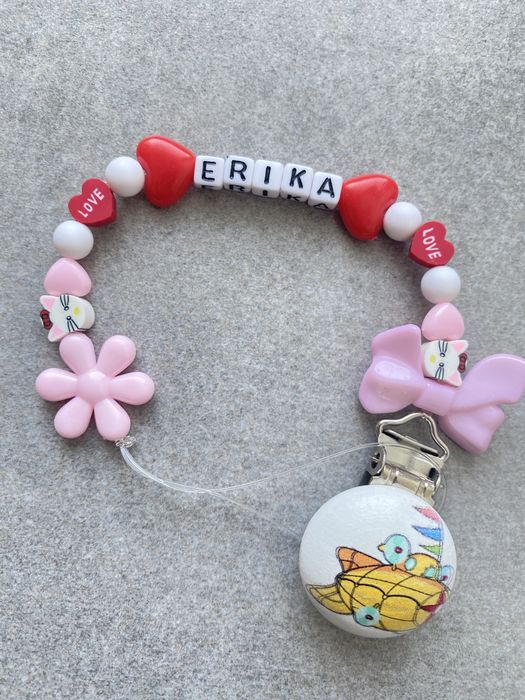 Lănțișoare personalizate pentru suzeta.