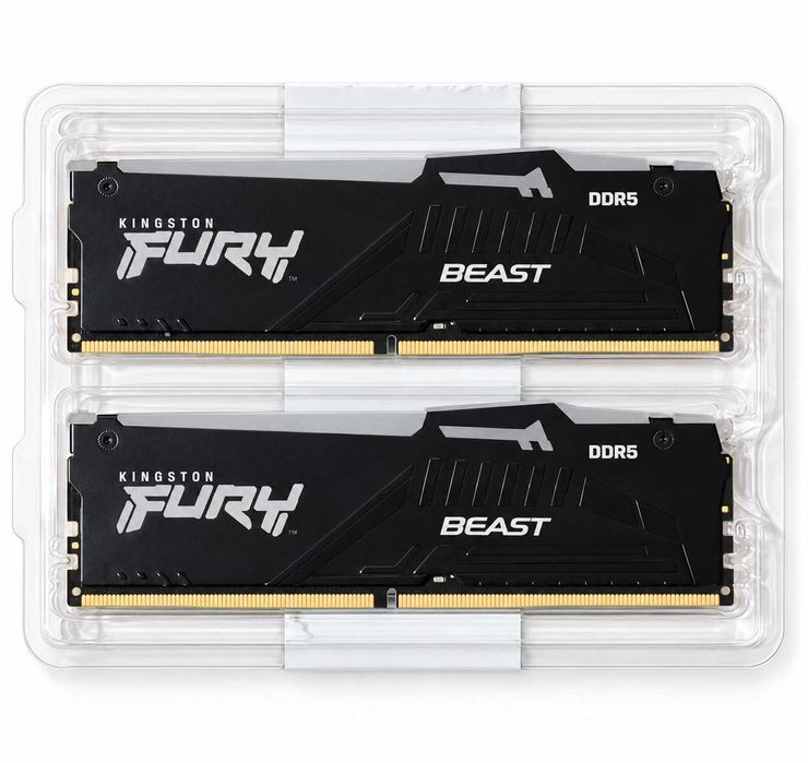 Kingston FURY Beast RGB 64GB (2x32GB) DDR5 6000MHz CL30 – Премиум RAM