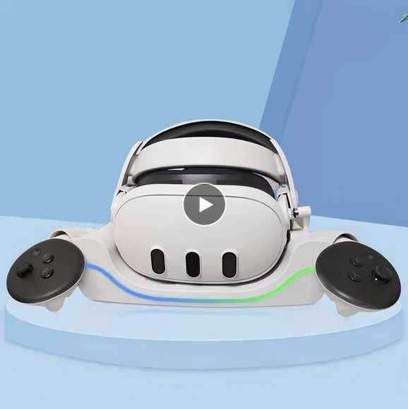 Suport perete/birou docking station cu incarcare pentru Quest 3