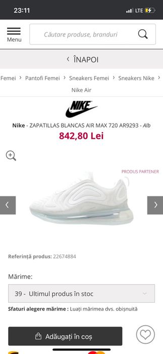 Adidasi  Nike marimea  37