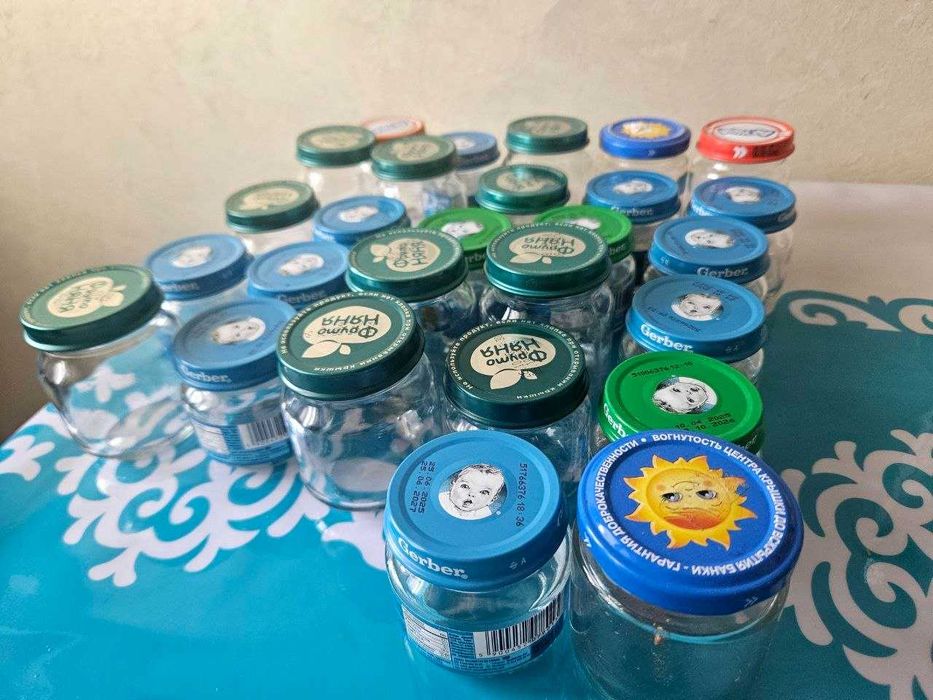 Продам банки от детских пюре.