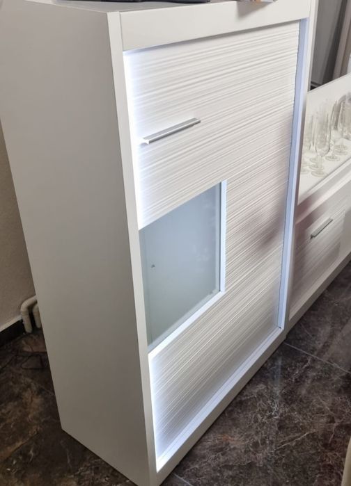 Mobila living MDF cu led