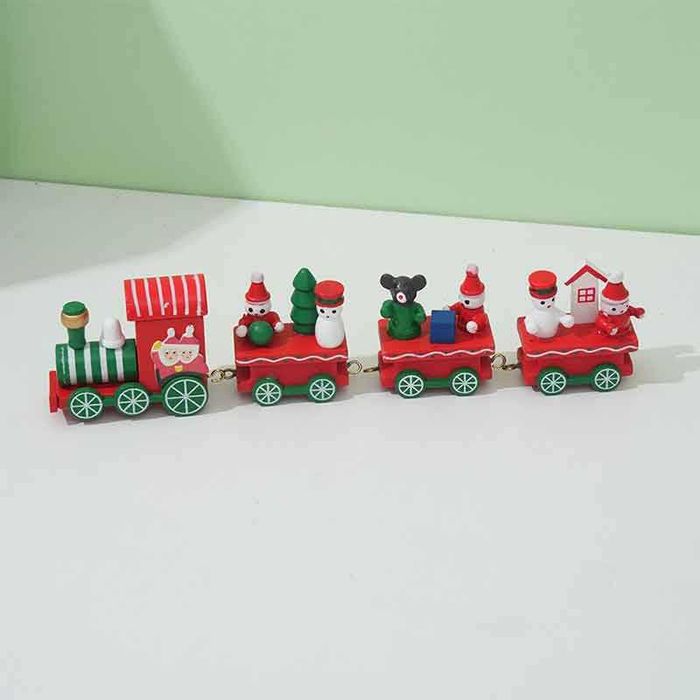 Коледно влакче за декорация в подаръчна кутия 24 см x 6 см