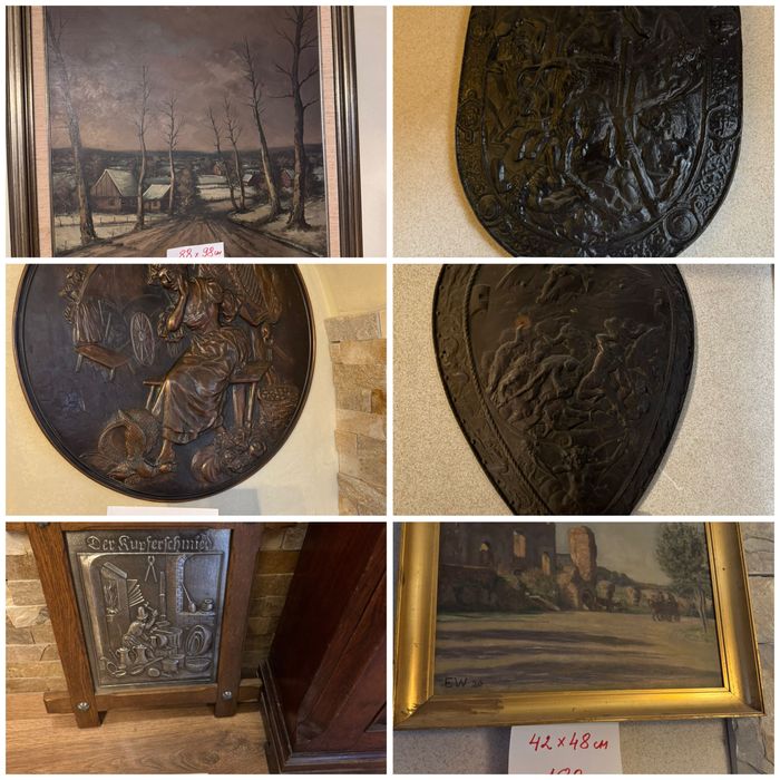 Автентични стари  авторски  картини от маслени бои. Над 50 броя