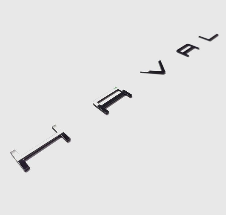 Haval надпись в стиле порше