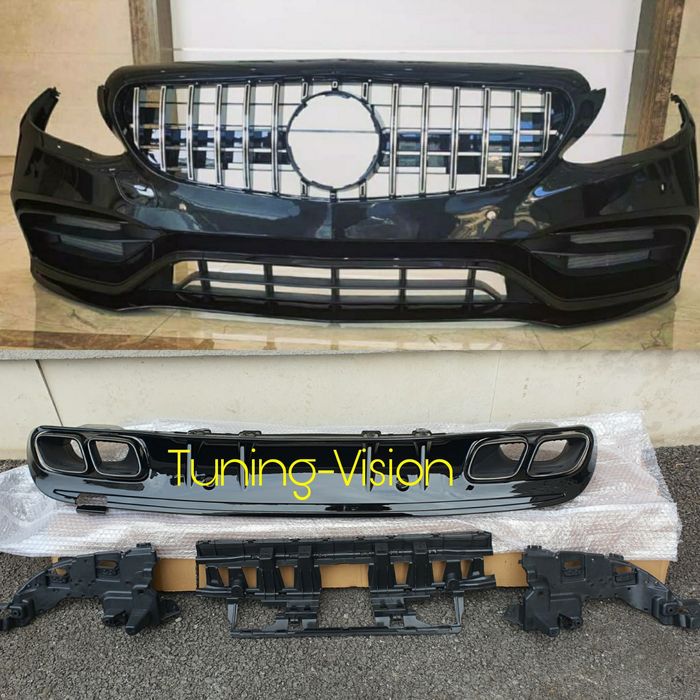 W205 C205 S205 A205 Facelift C63AMG Mercedes броня, дифузьор, решетка