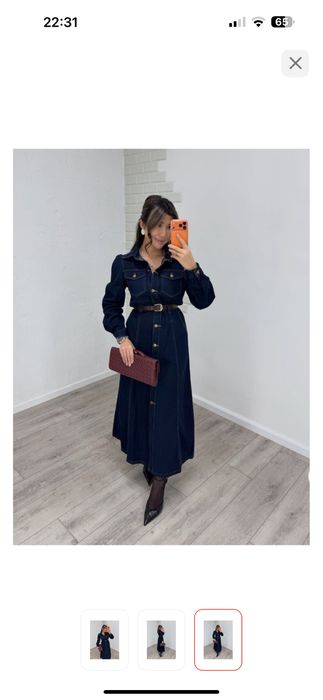 Джинсовая платья