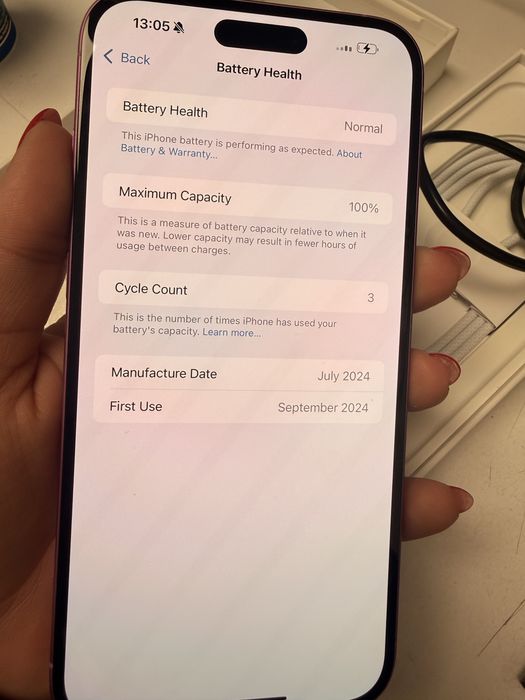 Iphone 16 plus 128GB PINK