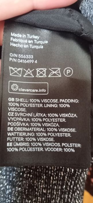 Geacă H&M cu motive florale