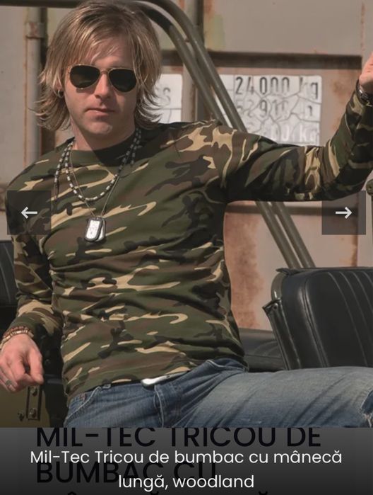 Bluza camuflaj Miltec woodland noua.