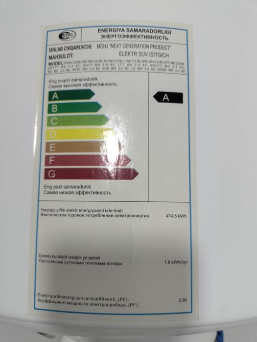 Водонагреватель бойлер 80л